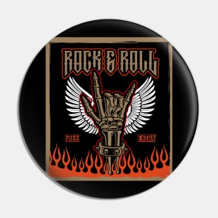 Rock & Roll Vintage Pin