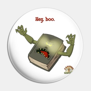 Hey, boo. Monster Book from Camping with Sasquatch Pin