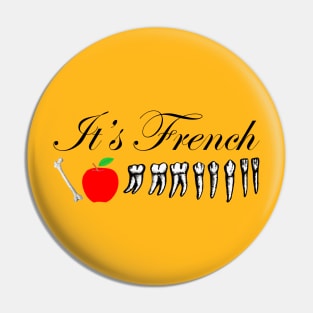 BoneAppleTeeth Pin