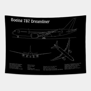 Boeing 787 Dreamliner - PDpng Tapestry