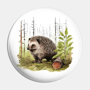 Sweet Hedgehog Pin