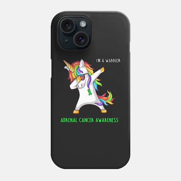 Im A Warrior Adrenal Cancer Awareness Phone Case by CarolIrvine