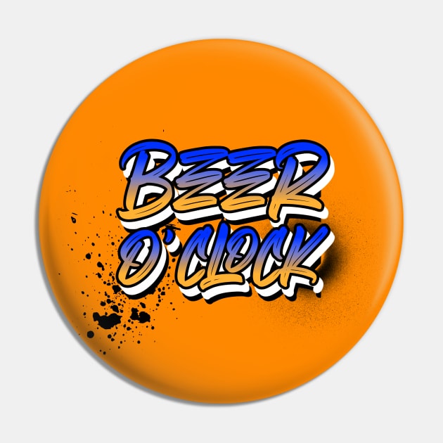 Beer O'clock Pin by BeerShirtly01