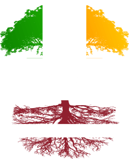 Irish Grown With Latvian Roots - Gift for Latvian With Roots From Latvia Magnet
