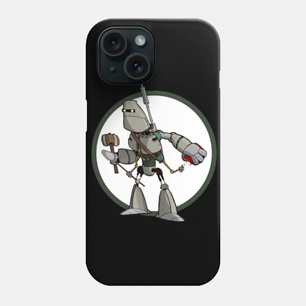 Combat Engineer Robot Phone Case by Lefthandninja