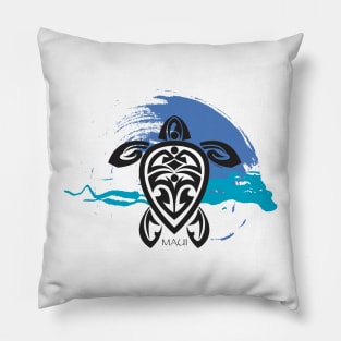 Tribal Turtle Maui Pillow