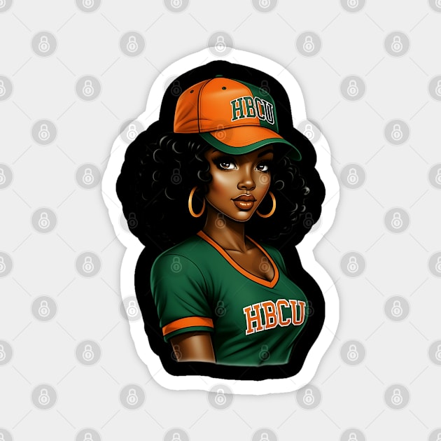 HBCU Woman, HBCU Alumni, HBCU Grad Magnet by UrbanLifeApparel