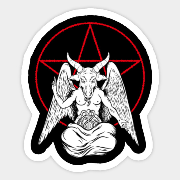 Wallpaper Red Sigil Of Baphomet Satanic Lucifer Beelzebub Shirt Satan Sticker Teepublic Free HD