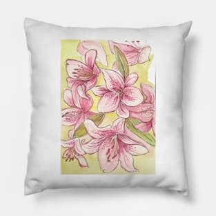 Lilies Bouquet Pillow