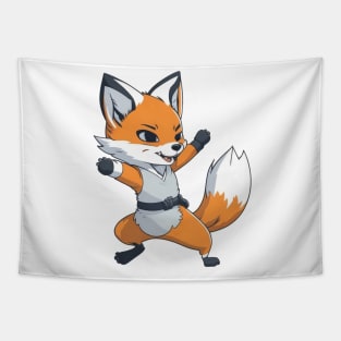 kung fu fox Tapestry