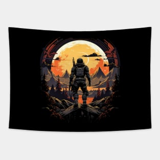 Space Ranger on Planet X Tapestry