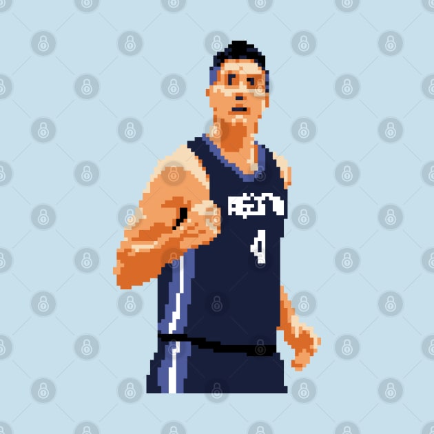 Luis Scola Pixel Fist by qiangdade