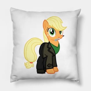 Applejack as the 9th Doctor Pillow