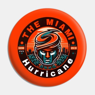 Miami Hurricane Wonderland Pin