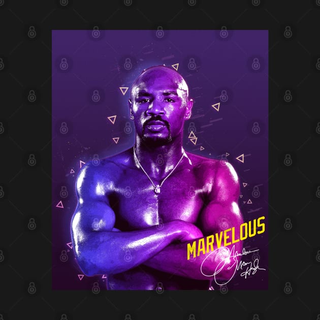 Marvelous Marvin Hagler Boxing Legend Signature Vintage Retro 80s 90s Bootleg Rap Style by CarDE