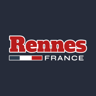 Rennes France Retro T-Shirt