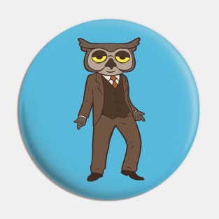 Mr Owl Pin