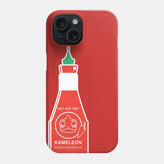 KAMELEON SRIRACHA POWER SAUCE Phone Case by hyodesign