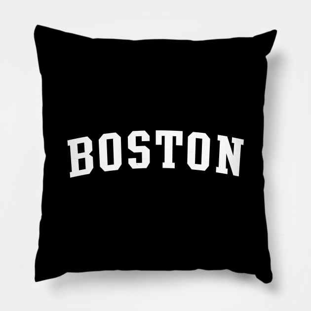 Boston tie dye or solid Pillow by Novel_Designs