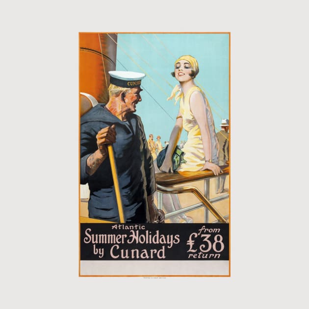 Summer Holidays UK Vintage Poster 1925 by vintagetreasure