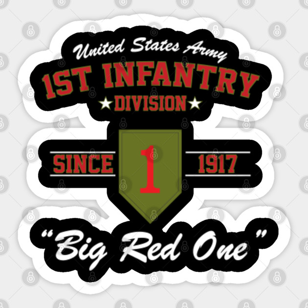 Us Army 1st Infantry Division 1st Infantry Division Sticker Teepublic