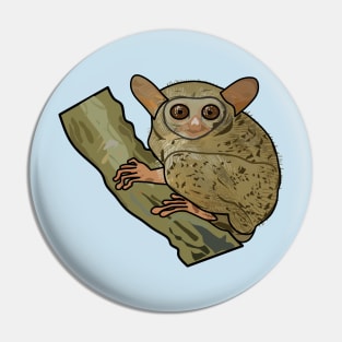 Tarsier cartoon illustration Pin