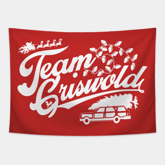 Team Griswold Christmas Tapestry by LostOnTheTrailSupplyCo