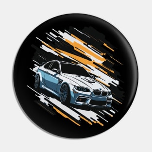 BMW M5 F10 Vintage Car Pin