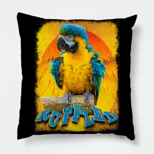 Ruffled Parrot Pillow