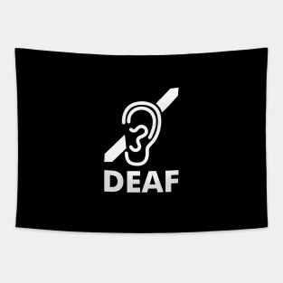 Deaf People Are Special - I'M Deaf Not Stupid Tapestry