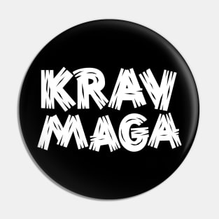 Krav Maga Clunky Rough Type Pin