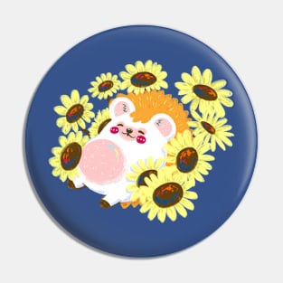 Heho and Sunflower Pin