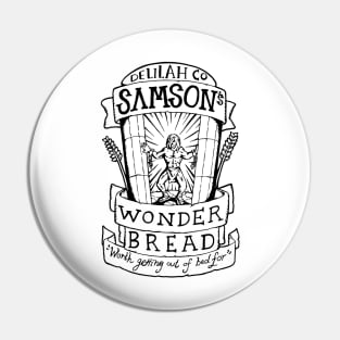 Samsons Wonder Bread - Samson Illustrated Lyrics Pin