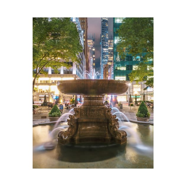 Bryant Park Fountain by igjustin