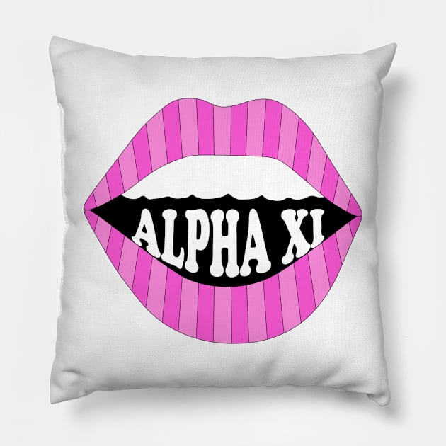 A Xi D Pink Lips Pillow by sydneyurban