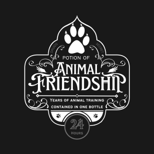 Potion of Animal Friendship: White Version T-Shirt