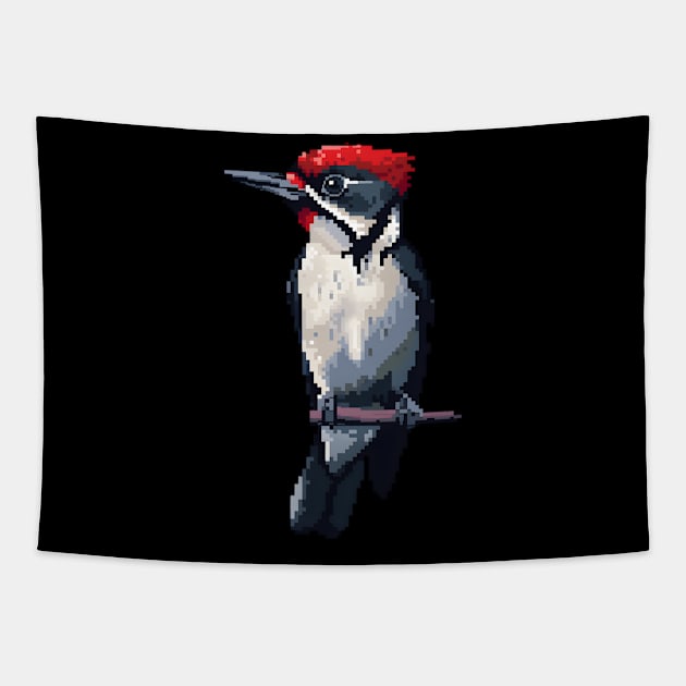 16-Bit Woodpecker Tapestry by Animal Sphere