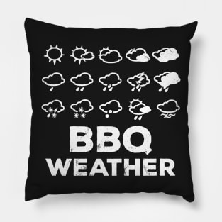 BBQ Weather Dad Pillow