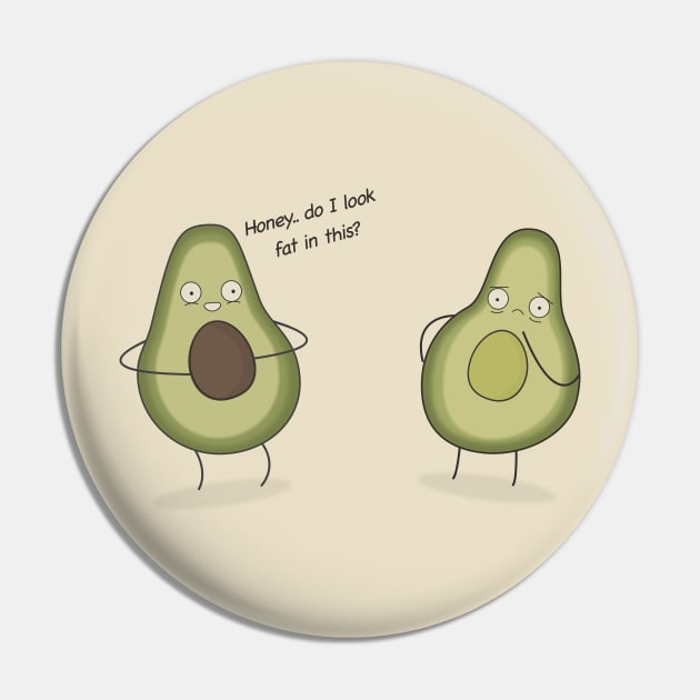 Avocado Couple Pin by happinessinatee