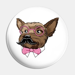 Yorkie Incognito Pin