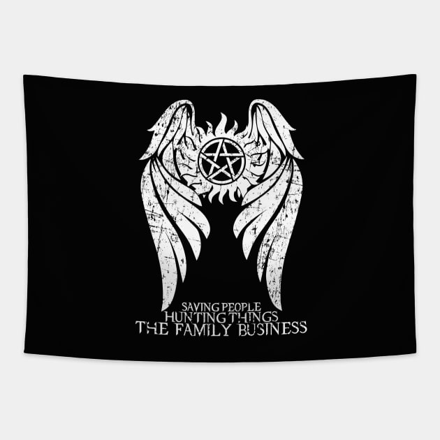 Winchester Bros (Dark ver.) Tapestry by FnCWorks