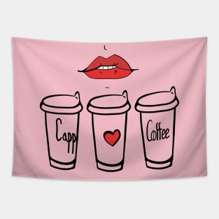 Coffee Lovers Club Tapestry