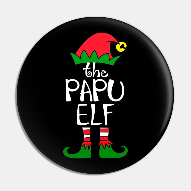 Elf Saying The Papu Elf Matching Family Group Christmas Pin by calvinglory04