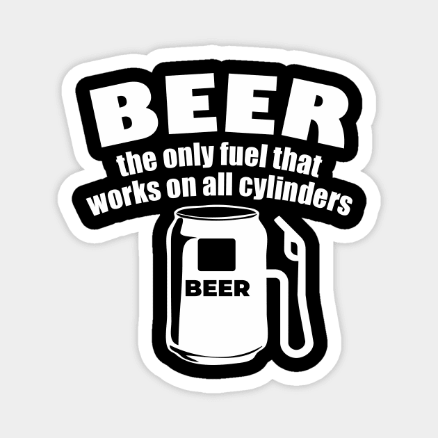 Beer Fuel Magnet by aceofspace