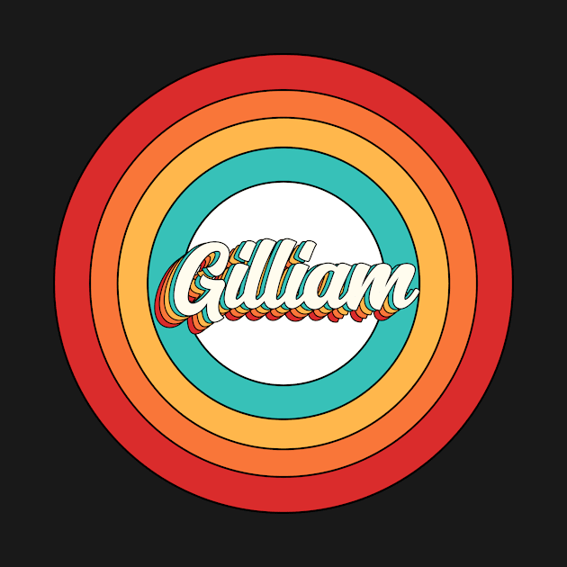 Gilliam Name Shirt Vintage Gilliam Circle by Nikkyta