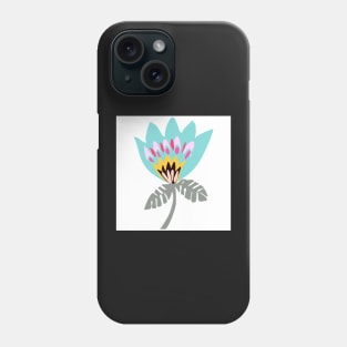 Abstract Tropical Flower Phone Case