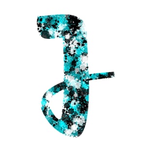 Paint Splash Letter J T-Shirt