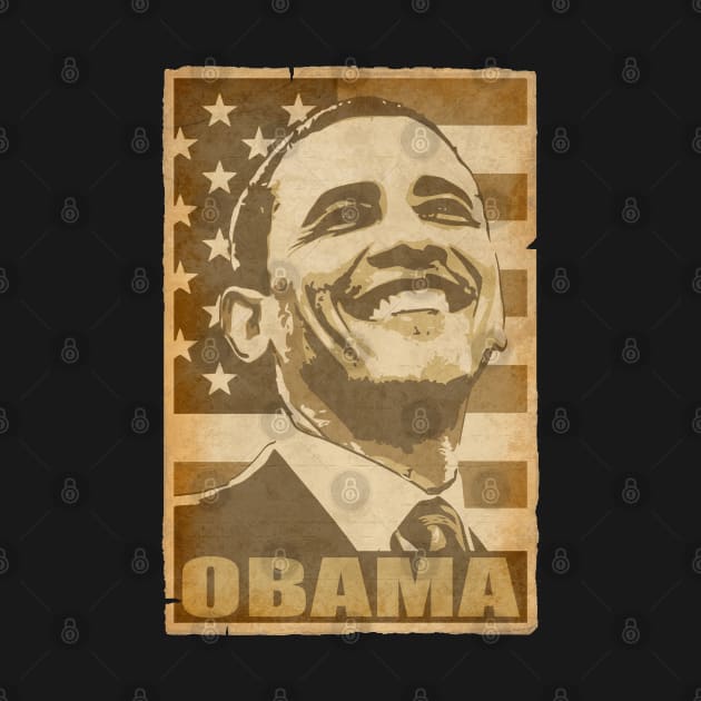 Barack Obama Smile Propaganda Poster Pop Art by Nerd_art