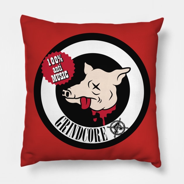 Grindcore Pillow by pontosix