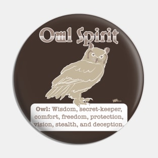 Spirit Animal-Owl Pin